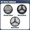 New Hot 2026 Chrome Black OE Style Emblems For Mercedes Benz B C GLK W245 W204 X204 High Quality ABS Front Grill Illuminated Sta