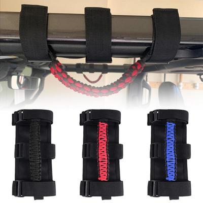 ATV Handle Grips Anti Slip Braided Oxford Cloth ATV Grab Rope Easy Installation Multifunctional Stable ATV Modification