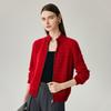 Zhaojun Women's 100% Cashmere Thick Knitted Cardigan