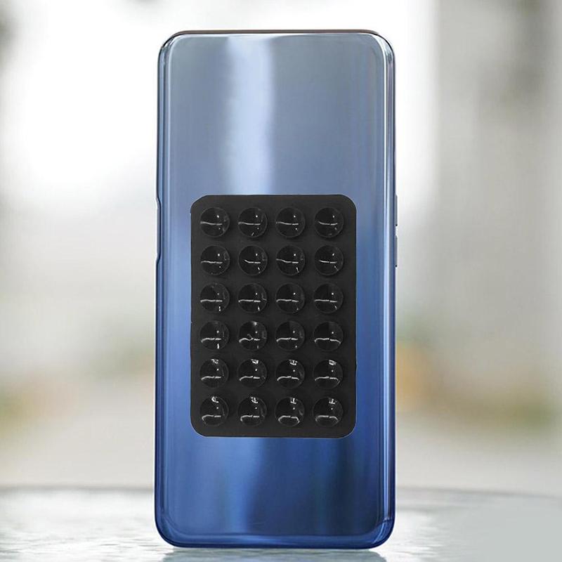 Double Side Silicone Suction Pad For Mobile Phone Fixture Suction Cup Backed Adhesive Silicone Rubber Sucker Pad For Fixed Pad