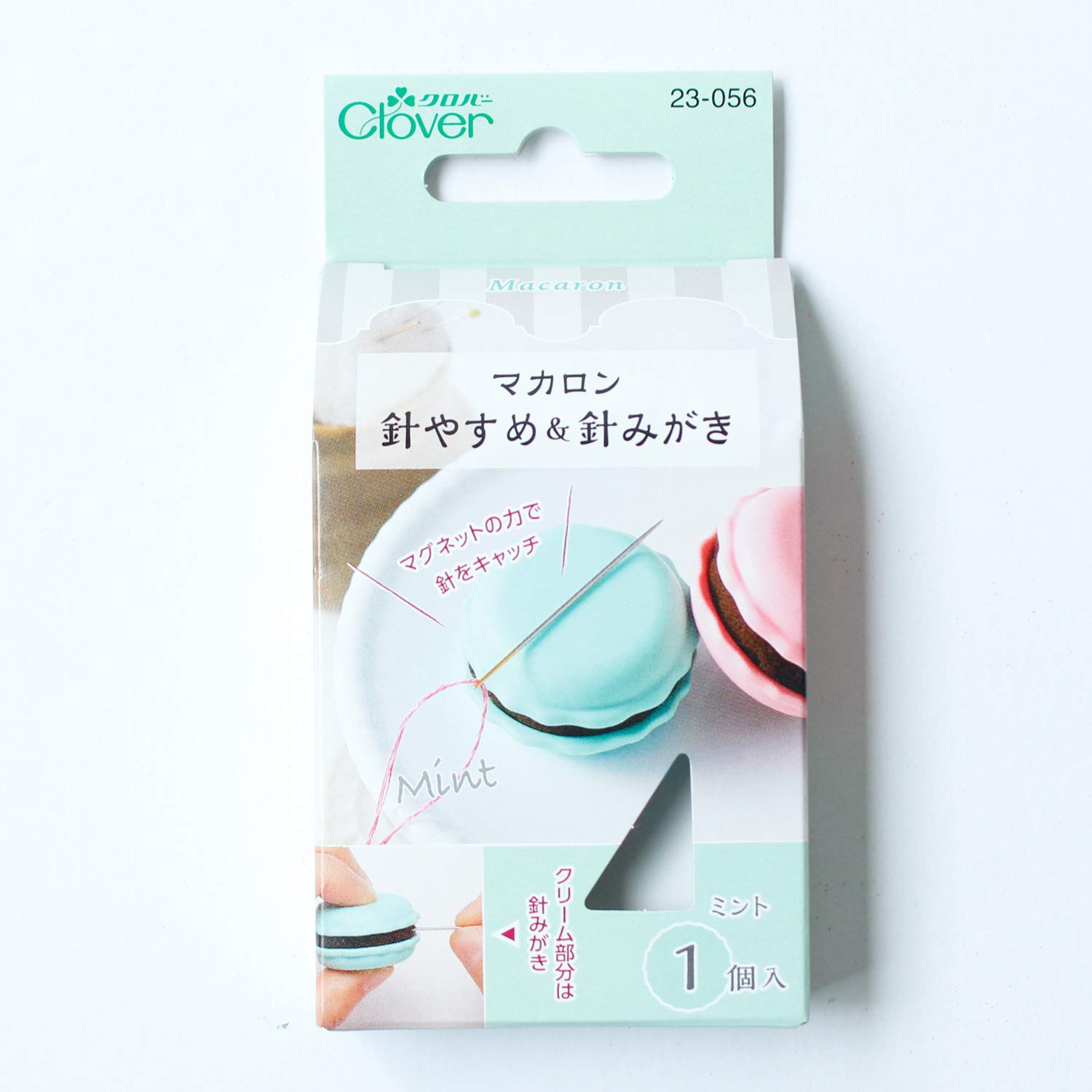 Clover Macaron Needle Rest and Sharpener Mint 1 Piece