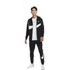 Nike Giacca Casual Colorblock con Cappuccio e Zip ad Asciugatura Rapida da Uomo Giubbotti Nero FB8576-010