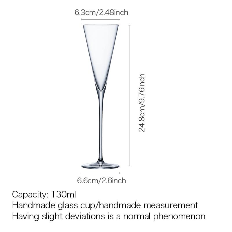 

CP8203 CRISON Хрустальный бокал для коктейля Мартини в японском стиле Бокал для шампанского Свадебный бокал 130 мл 130ML