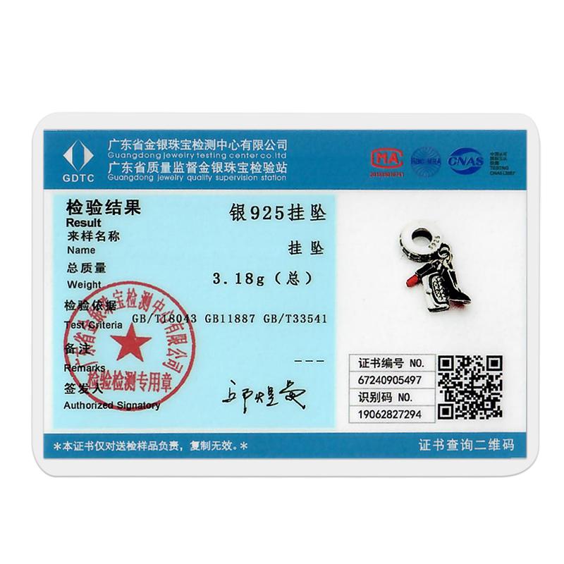 925 Silver Ballet Shoes Charms Beads Fit Original Bracelet Diy Pendants Jewelry Gift For Women