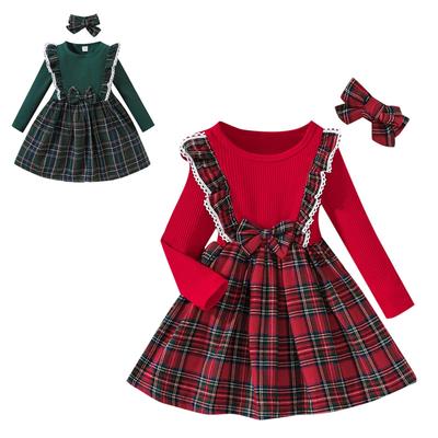 Dumia Christmas Dress for and Santa Dress with Santa Claus Perfect for Christmas Cultural School and Halloween Girls, Kids, Children, Headband,