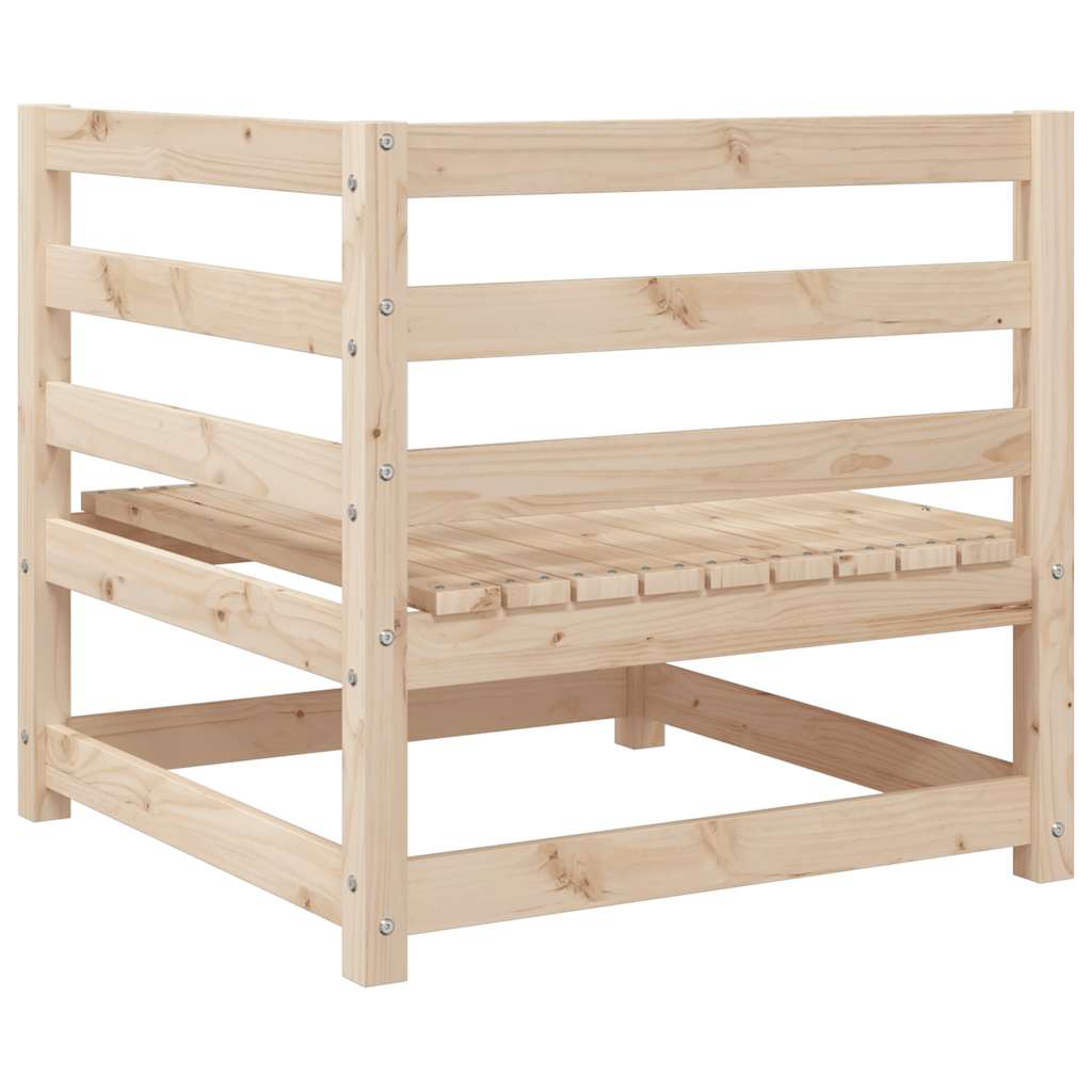 5 Piece Garden Sofa Set Solid Pine Wood