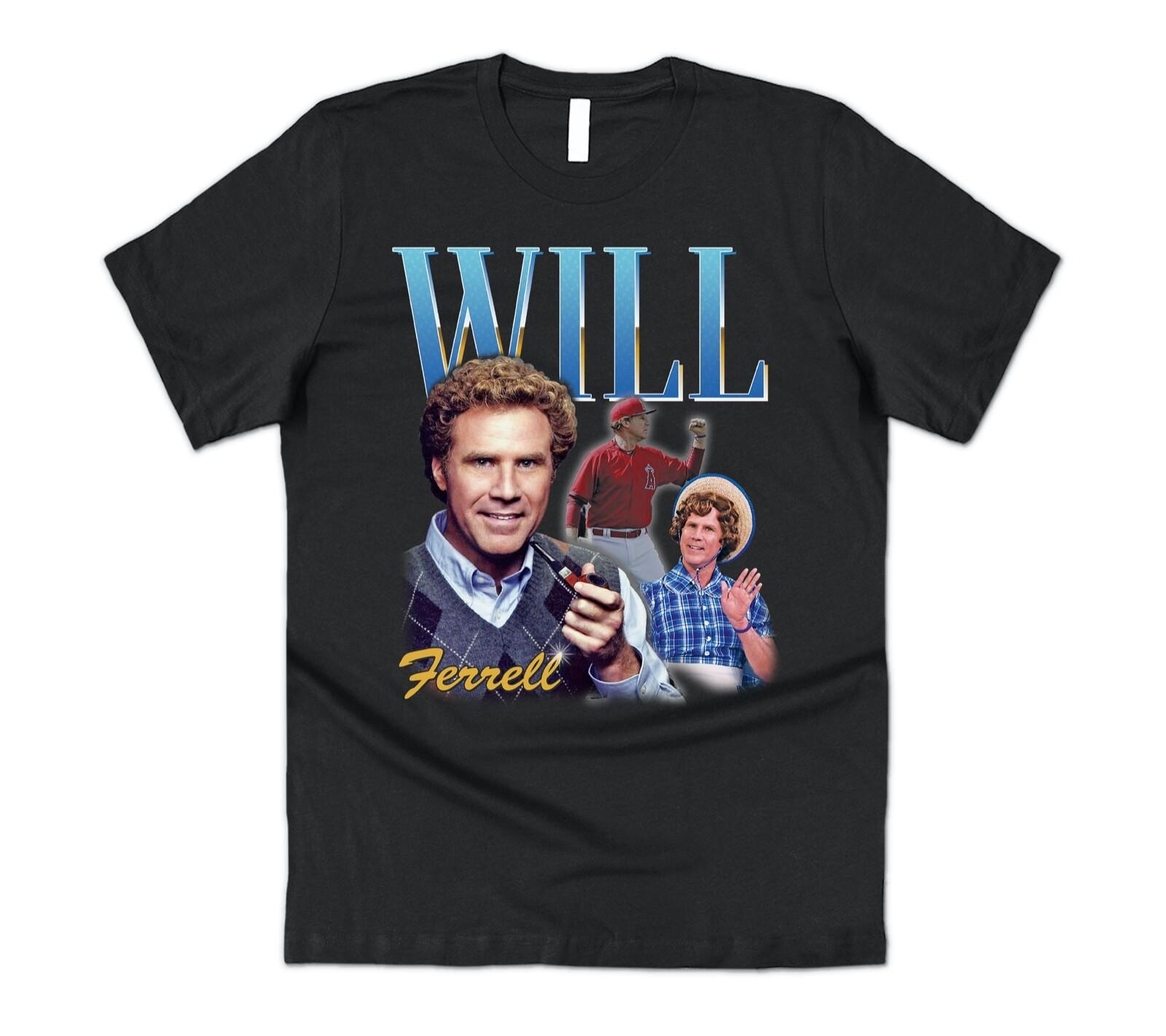 Will Ferrell Homage T-shirt Tee Funny Film Icon Retro 90s Vintage Elf Ron L