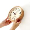 KATOMOKU Muku Clock 20 Oak Wall Clock with Continuous Second Hand km-136OA 220mm (Quartz Clock)