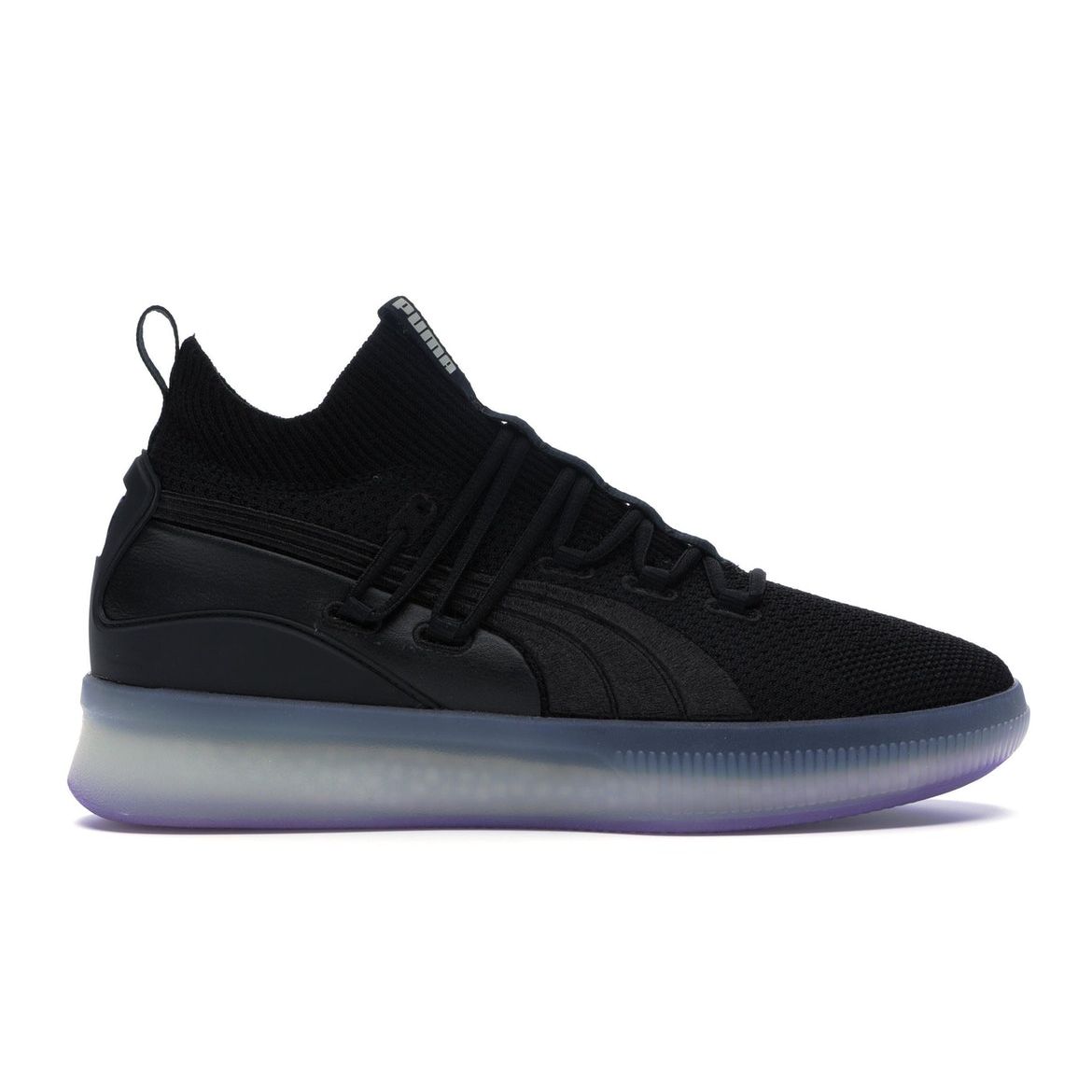

Puma Clyde Court Purple Glow Мужские кроссовки черные Puma-Black Electric-Purple 191715-06
