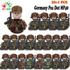 Παιχνίδια 21τμχ/παρτίδα Β' Παγκόσμιος Πόλεμος N001-N095 Αξιωματικοί Στρατιώτες Τουβλάκια Δράσης ΗΠΑ Σοβιετική Βρετανία Μίνι Φιγούρες Δράσης Για Παιδικά Γενέθλια Δώρα