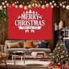 Merry Xmas New Year Background Cloth Hanging Cloth Bedroom Bedside Decorative Wall Cloth Rental Dormitory Tapestry