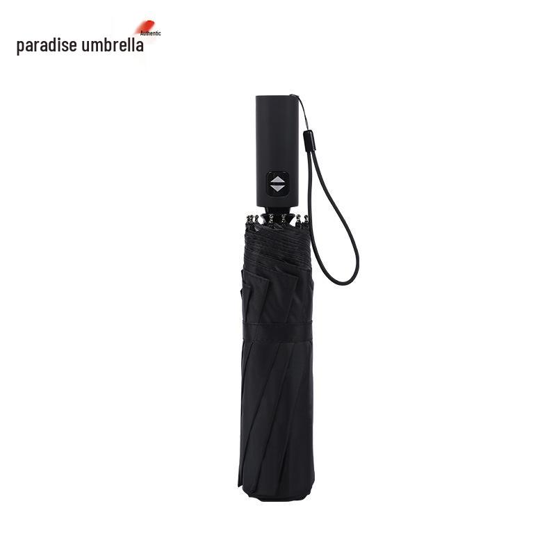 Paradise Fully Automatic 10-Rib XL Windproof Umbrella for Men - Double Person & UV Resistant with Custom Logo Printing.