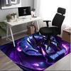 1PC Custom Name Purple Dragon Fantasy Art Theme Floor Mat Ideal for Living Room, Game Rooms, Office, Bedroom,Floor Mat Playful Design