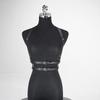 Women's Fashion Body Harness Belt - Black PU Leather Adjustable Straps for Dress & Clubbing Events