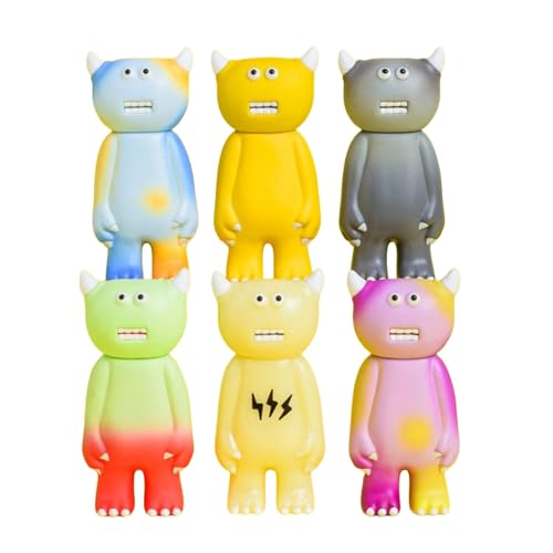 Kenelephant ASAYOSHI. Yellow Figure Collection Capsule Edition x 6 Types Full Set Gachapon Capsule Toy