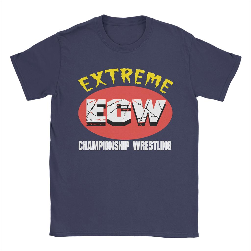 Ecw Hardcore Wrestling Cotton T Shirt For Couple Summer Vintage T Shirts O Neck Fashion Tee Shirt Oversized Pattern Clothes