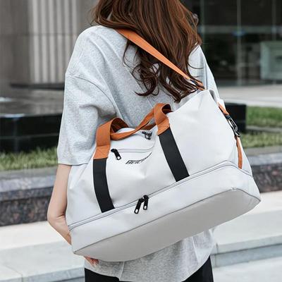 Reise-Duffelbag Große Kapazität Handtasche Leichtgewichtige Wochenend-Reisetasche Trocken-Nass-Trennung Sport-Gymnastiktasche