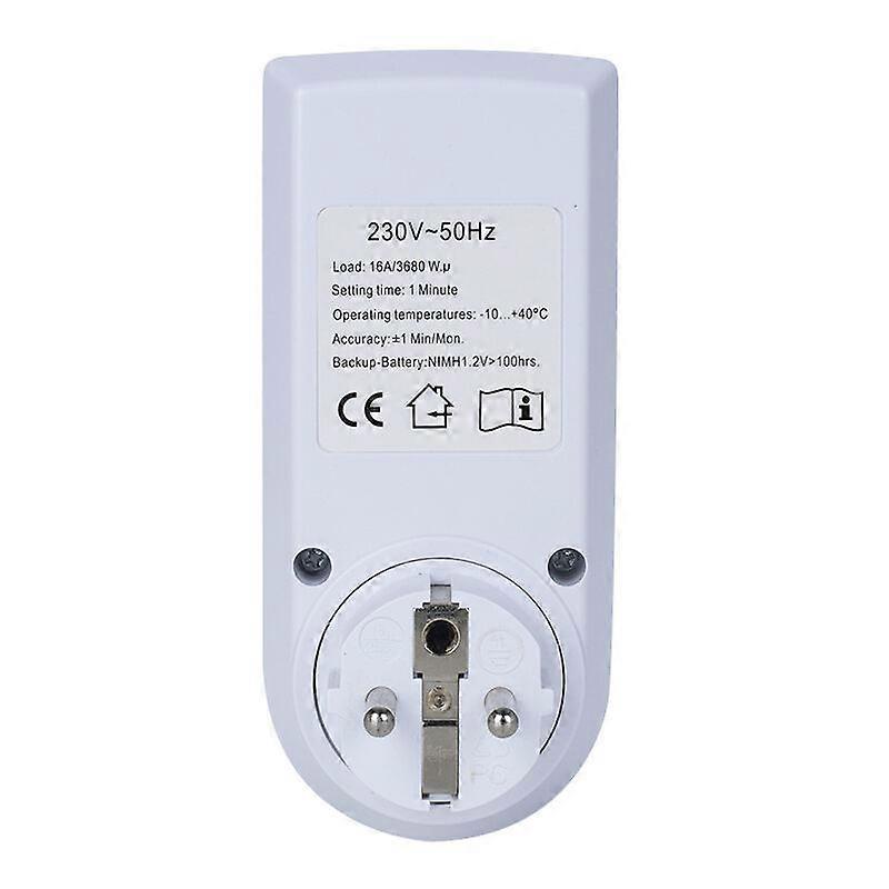 Digital Programmable Outlet Daily/Weekly Digital Timer Power Outlet Scheduler with LCD Display and Anti-Theft Random Mode (Pack of 2)