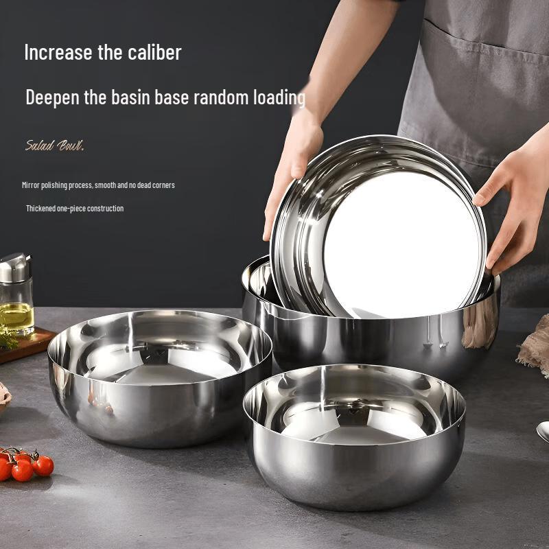 Chuanye 304 Stainless Steel Deep Mixing Bowl