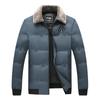Winter Middle-aged and Elderly Fathers' Cotton Coat New Cold-proof Thickened Men's Fur Collar Coat