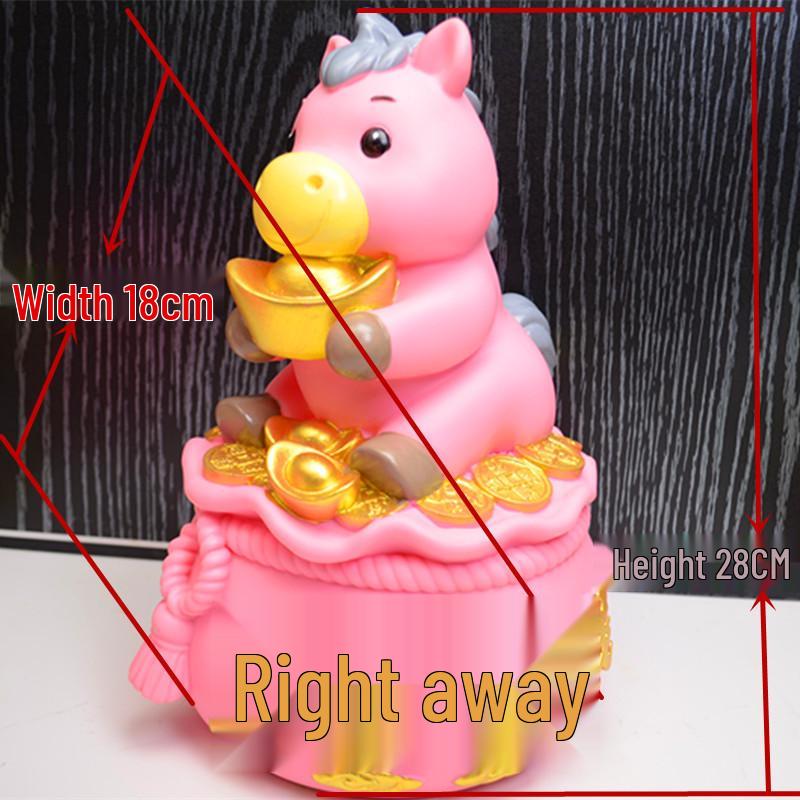 

3D Stereo Spring Festival High-End Piggy Bank for Children’s Business & Tourism Gifts Height 28CM
