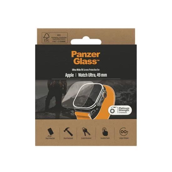 Protection D'écran Pour Apple Watch Ultra - PANZER GLASS - Verre Trempé - Résistance Aux Rayures Et Aux Chocs