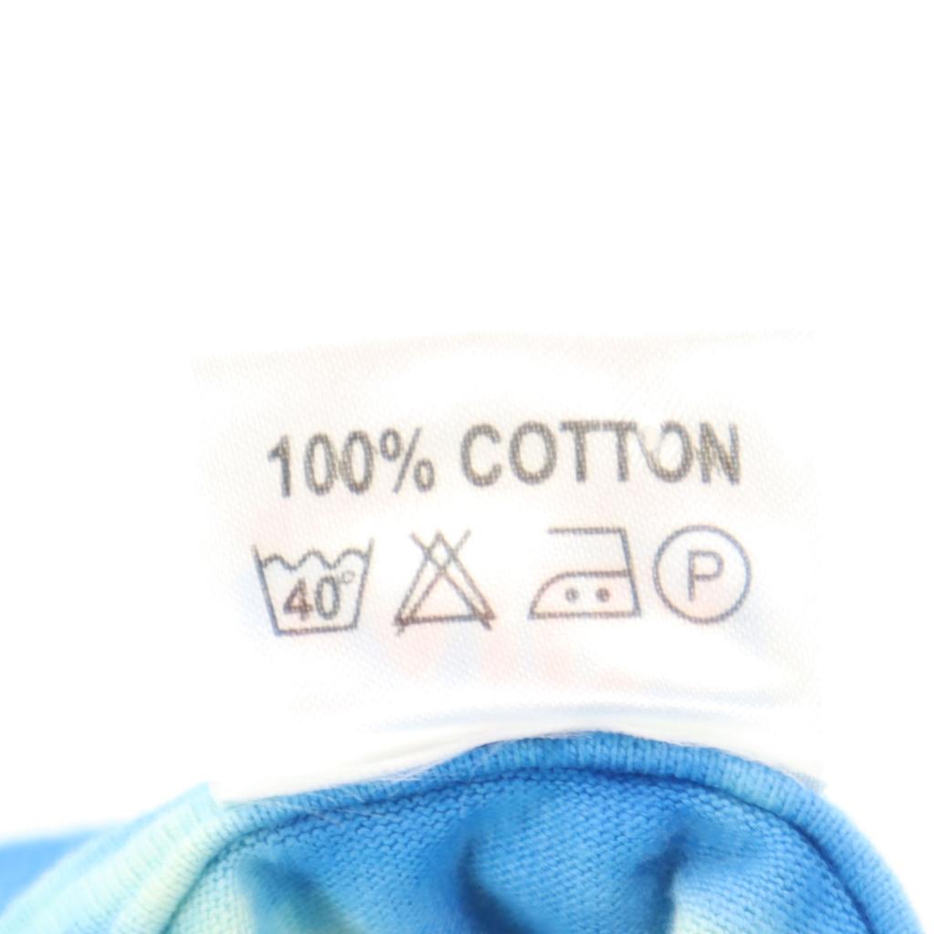 FAIHA Caustics Pattern Short sleeve T-shirt M Blue Men's Used