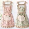 With Pockets Princess Skirt Apron Adjustable Woman Apron Princess Skirt Cotton Apron  Kitchen