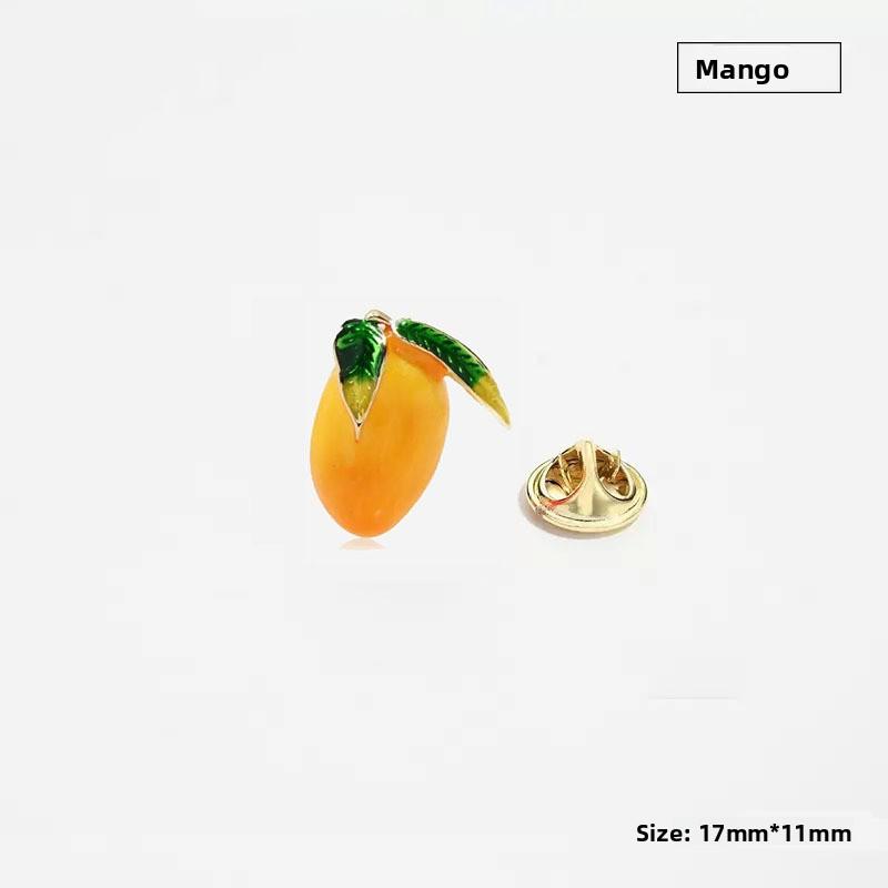 Cute Little Strawberry Brooch, Personalized Fruit Anti-exposure Clasp Collar Pin, Fashionable Accessory