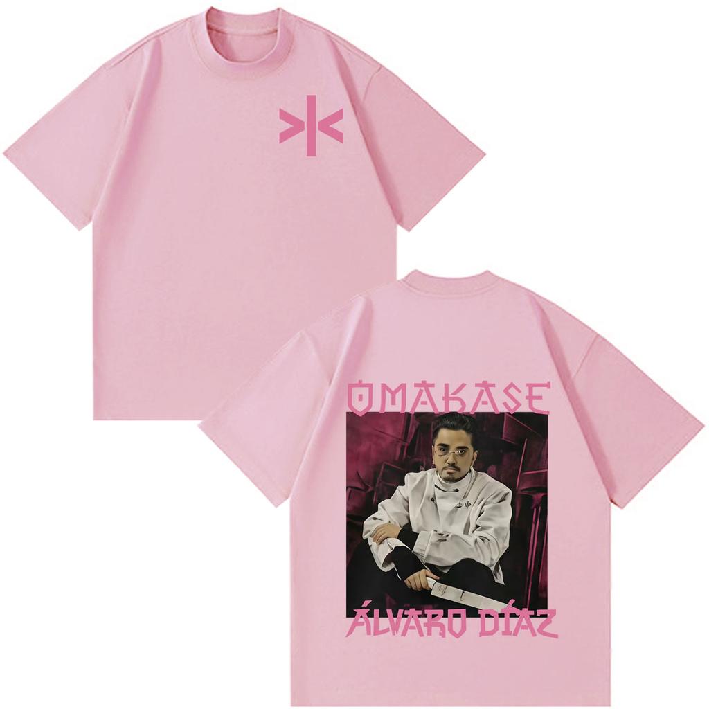 Alvaro Diaz Omakase Album 2026 Tour Merch T Shirt Unisex Unisex Fashion Tshirt Shortsleeved Loose Casual Cotton Oversized Tshirts