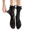 Girl Lace Mesh Socks Ankle Socks Women Fishnet Stockings Ruffle Ankle Socks for Lady Female Hollow Lolita Socks