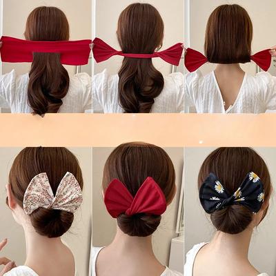 Épingle à cheveux pour femme en forme de nœud, douce et ravissante, épingle à cheveux rapide pour chignon, outils de coiffure, accessoires pour cheveux tressés