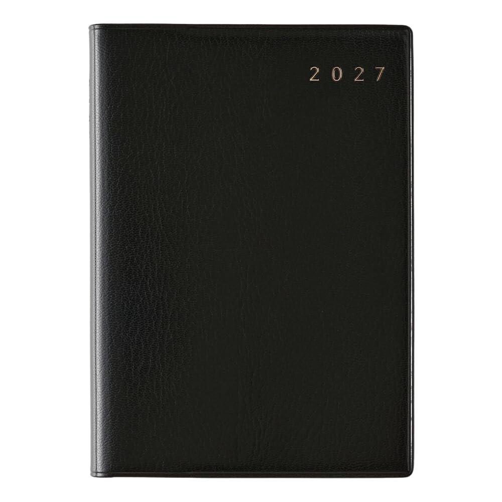 NOLTY 2027 A6 Monthly Planner Memory Pocket 3 Black 7231 Starts December 2026 JMAM Diary