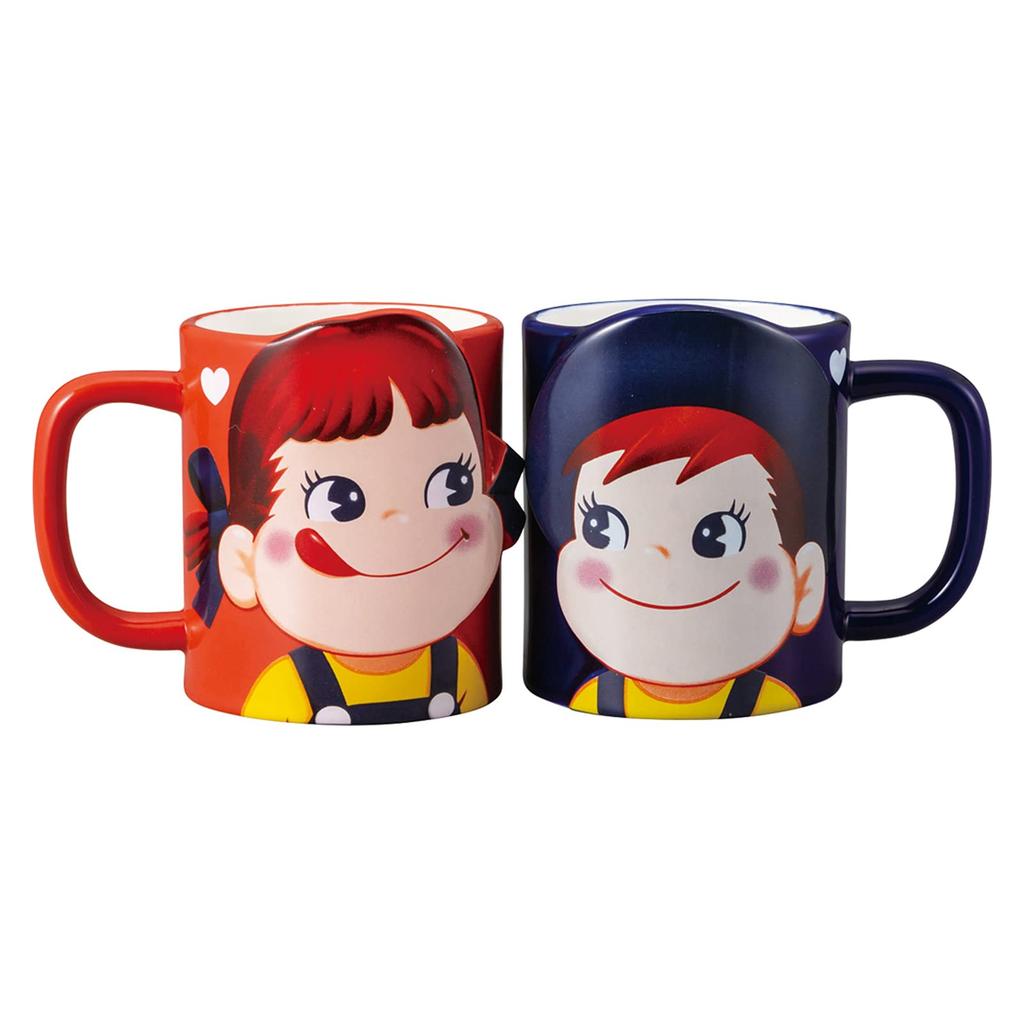 Sun Art Fujiya Peko Mugs Pair 300ml SAN3549 Peko-chan