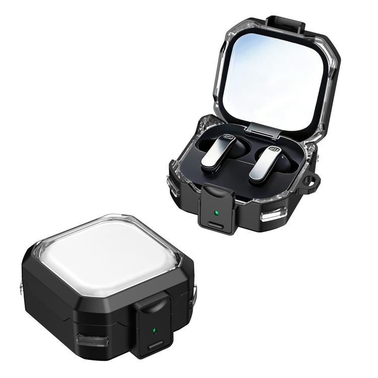 

XDcase Rugged Armor Clear View Earphone Case For Samsung Galaxy Buds4 / 4 Pro чёрный