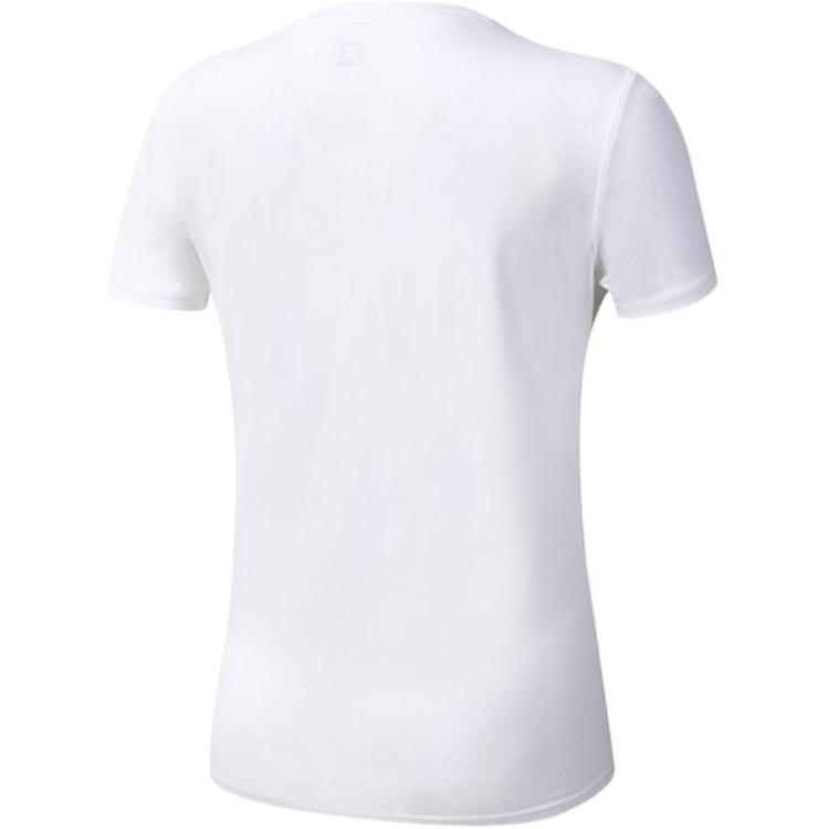 

New FILA Athletics T Shirt Women s Jade White A11W231110F-WT S