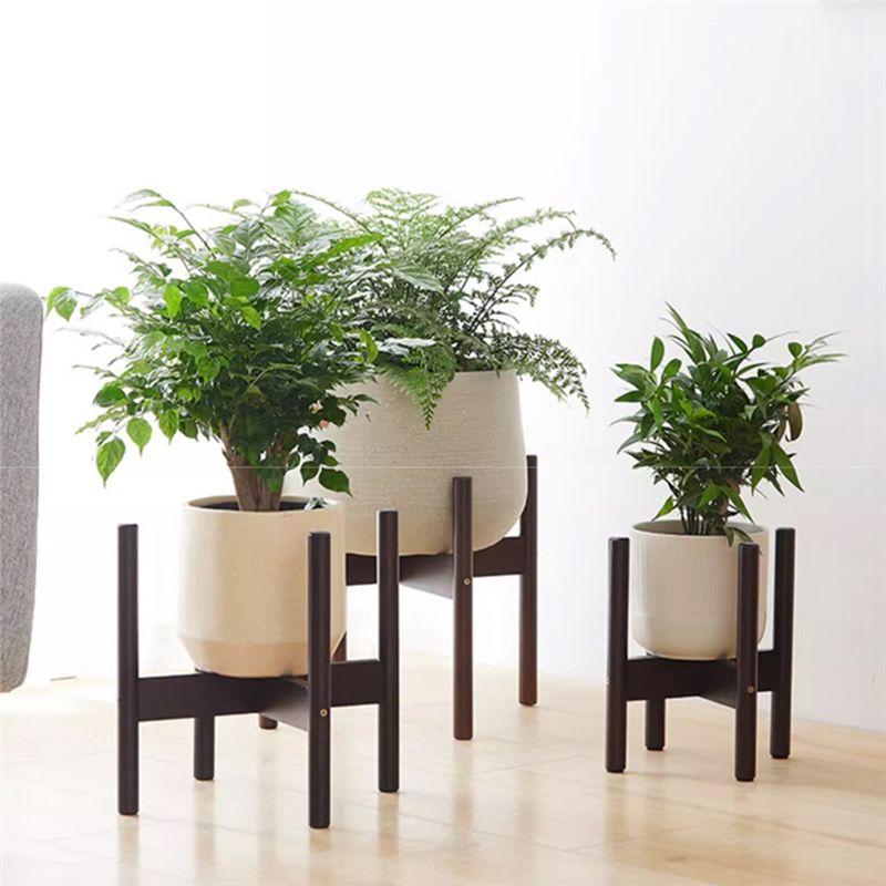 ABWR-Nordic Flower Pot Rack Floor-Standing Rack Balcony Living Room Green Radish Pot Rack