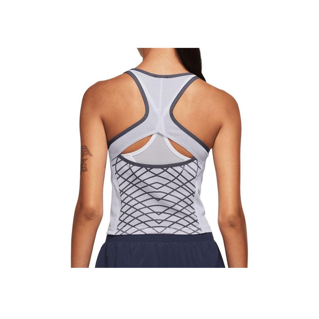 Nike Court Dri-FIT Slam Musterdruck Slim Fit Ärmelloses Top Damen Tops Oxygen-Lila DR9754-536