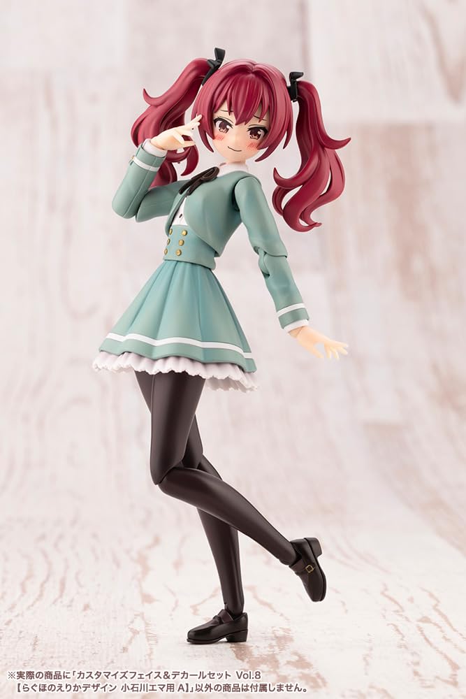 Custom Face & Decal Set Vol.8 for Koishikawa Emma A 1/10 Scale Model Kit - Designed by Ragho No Erika