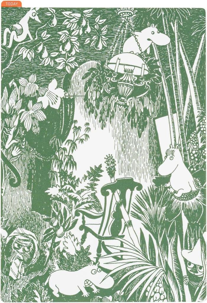 Moomin Hobonichi Underlay Jungle Play For Cousin Size A5