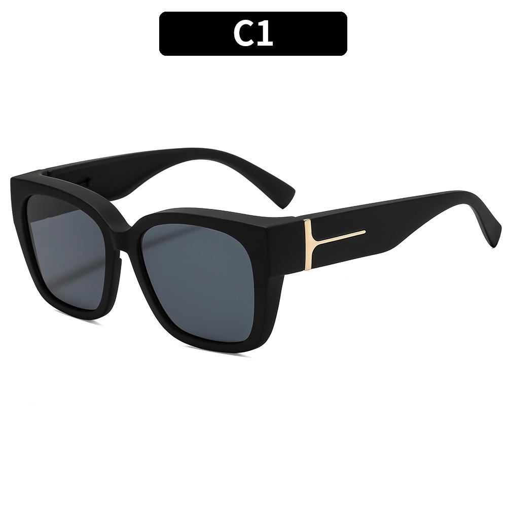 Large Frame New Driving Outdoor Driving Myopia Set Glasses Men And Women Street Shooting Trend Sunglasses European And American Versatile Sunglasses