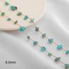 50CM/Bag Copper Handmade Stone Chain For DIY Handmade Jewelry