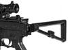 Rifle de Francotirador Automático para Bolas Airsoft Láser Mira Linterna Correa
