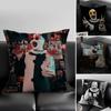 Halloween Horror K-Killer Pillow Case Skin-Friendly And Comfortable Fabric Pillowcase Lnvisible Lilky Zipper