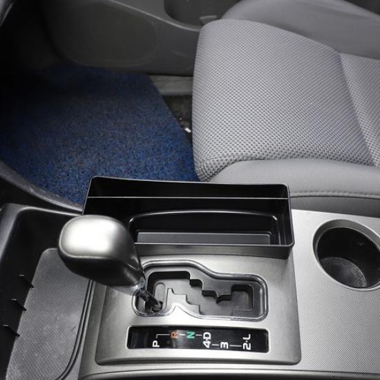 ABS Black Center Gear Shift Storage Box Cover Trim For Toyota Tacoma 2011-2015