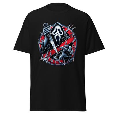 Camiseta Mashup Ghostface Cazafantasmas - Cuando el Terror se Encuentra con el Humor