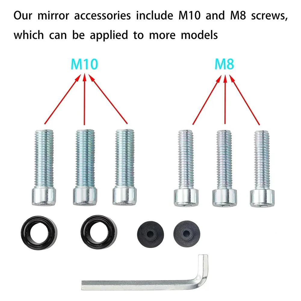 Motorcycle Mirrors Stealth Winglets Mirror Kits Adjustable Mirrors Motorcycle Wing Mirrors For Kawasaki YAMAHA XMAX KTM BMW