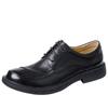 Plateau Derby Schuhe Herren Rundkopf Britischer Stil Kleine Lederschuhe Retro Trend Spleißung Business Casual Herrenschuhe