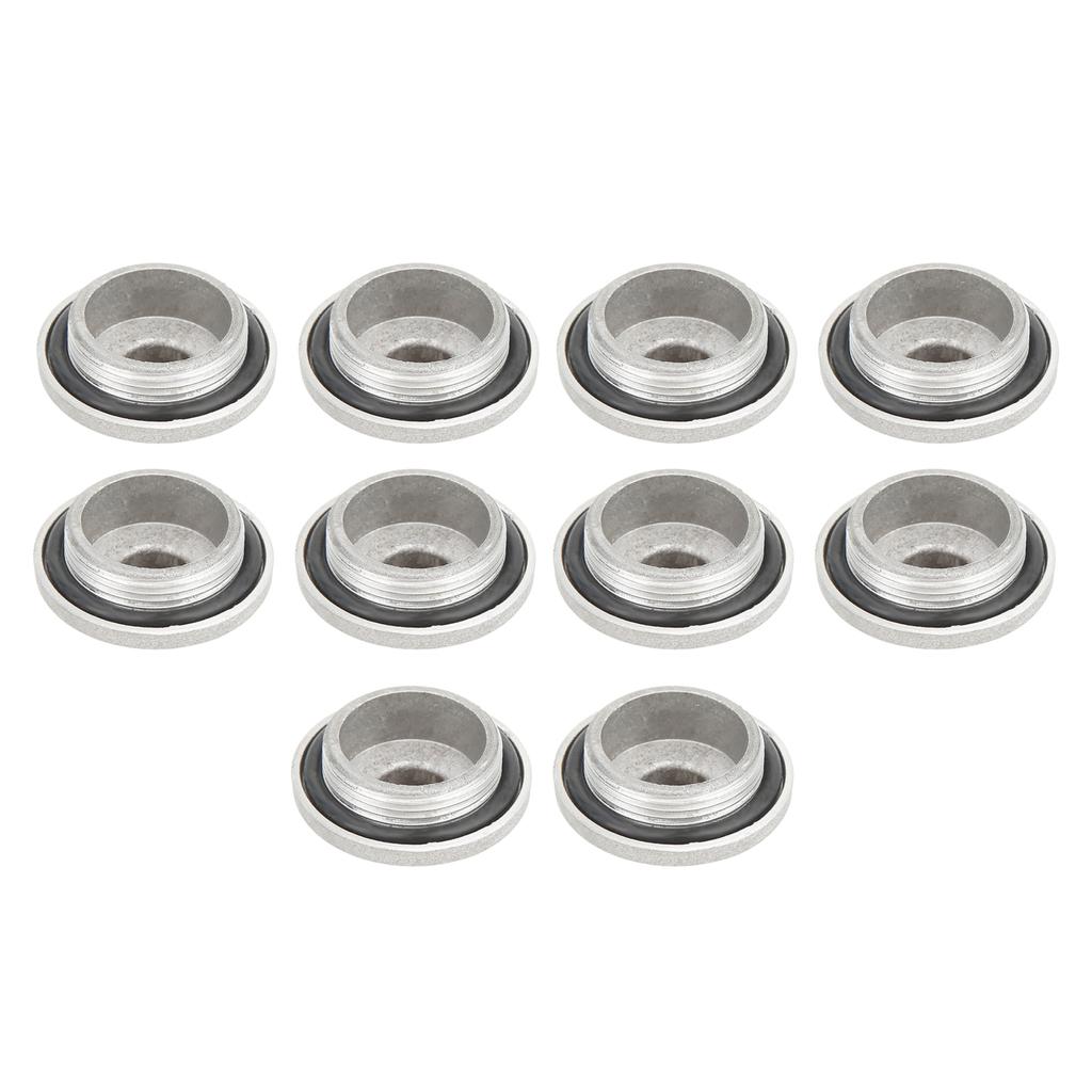 10Sets Motorcycle Oil Sump Drain Plug Bolt with Washer Strong Sealing for GY6 QMB139 157QMJ Engine