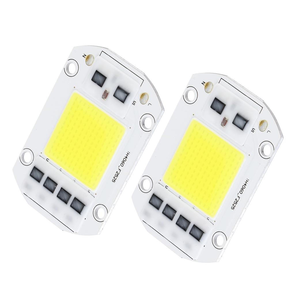 2PCS COB LED Light Chip 100W High Power LED Chip Bead for Spotlight Floodlight Replacement Cold White